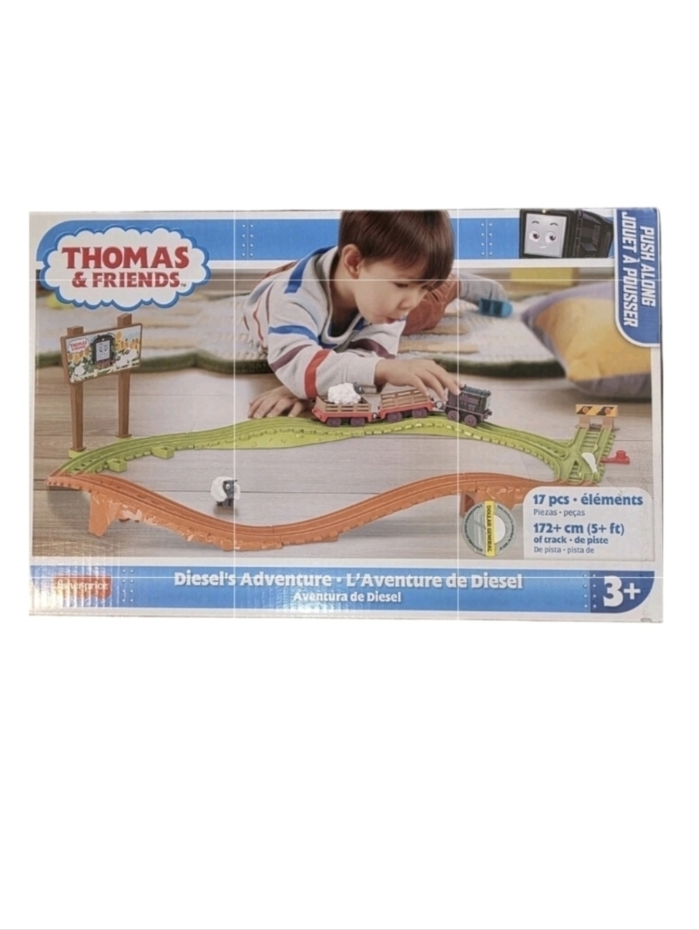 THOMAS AND FRIENDS DIESELS ADVENTURE 17 Piece PLAYSET Boys Toys Fisher Price NWT